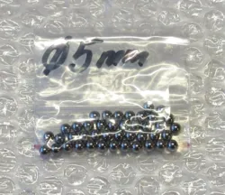 STÅL KUGLER Ø 5 MM., FORGAFFEL