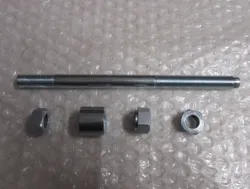 BAGHJULS AKSEL Ø 12 MM., STJERNEFÆLG+FASTE LEJER