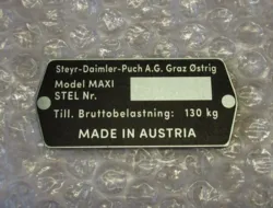 TYPESKILT, MAXI MODEL 3