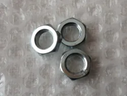 SEKSKANTMØTRIK M12 X 1mm 6mm HØJ