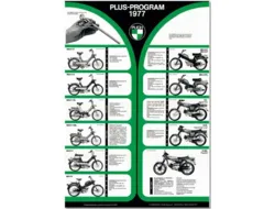 Plakat PUCH PLUSPROGRAMMET FOR 1977
