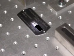 LASERGRAVERING AF 1 STK TYPEPLADE