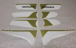 MONZA 2 GEAR, GULD/HVID TRANSFER SÆT, 8 DELE