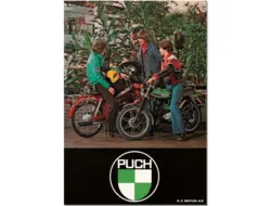 Plakat PUCH MS50 ''Super'' og PUCH Monza N50