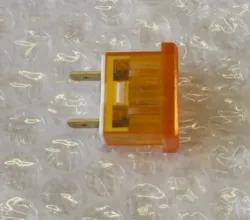 KONTROLLAMPE, GUL / ORANGE - 6V