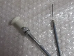 CHOKER KABEL MED BETJENINGS KNOP, GRÅ