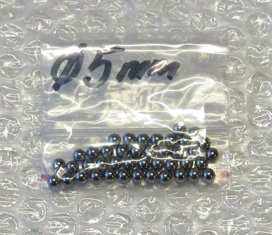 STÅL KUGLER Ø 5 MM., FORGAFFEL