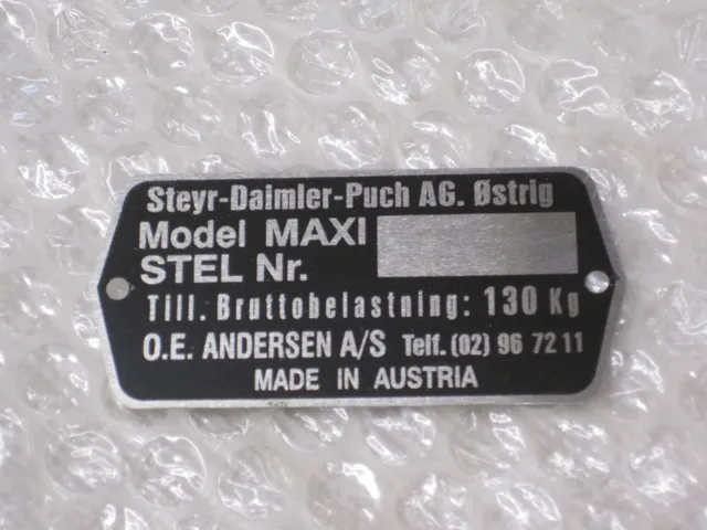 TYPESKILT, MAXI MODEL 2