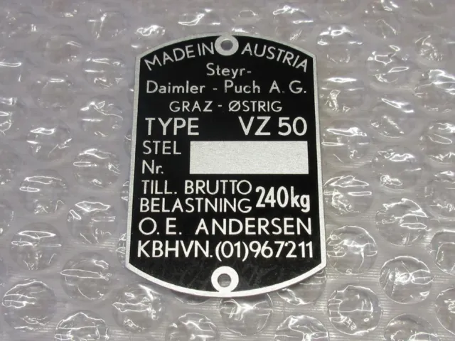 TYPESKILT, VZ