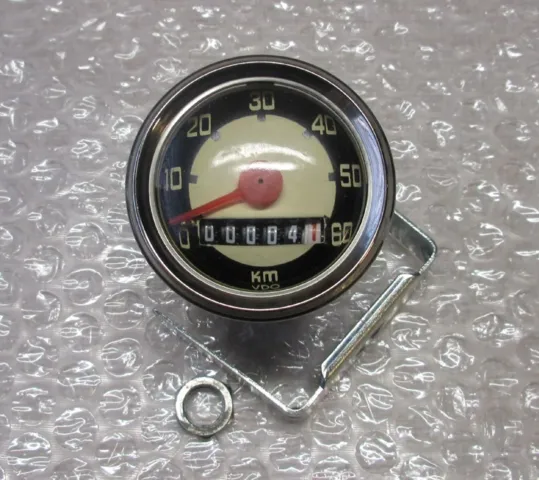 SPEEDOMETER 0-60 KM, ORIGINAL LOOK - Ø48, MS/MAXI