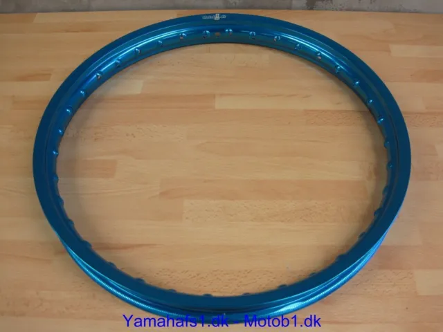 ALUMIUMSFÆLG LYSEBLÅ ELOXERET 17 x 1,40