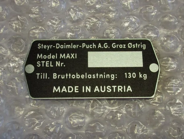TYPESKILT, MAXI MODEL 3