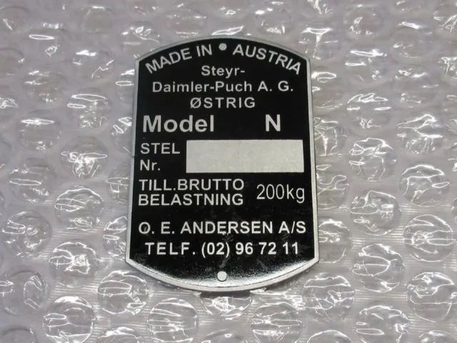 TYPESKILT, MONZA