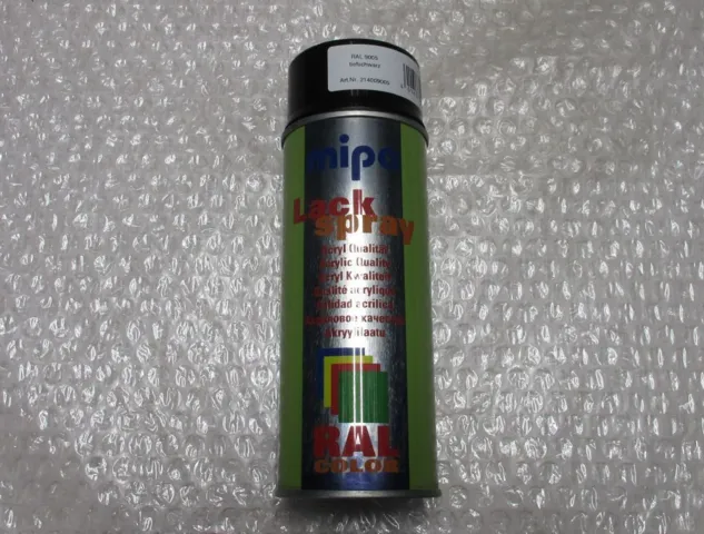 RAL 9005 Tiefschwarts, Sort