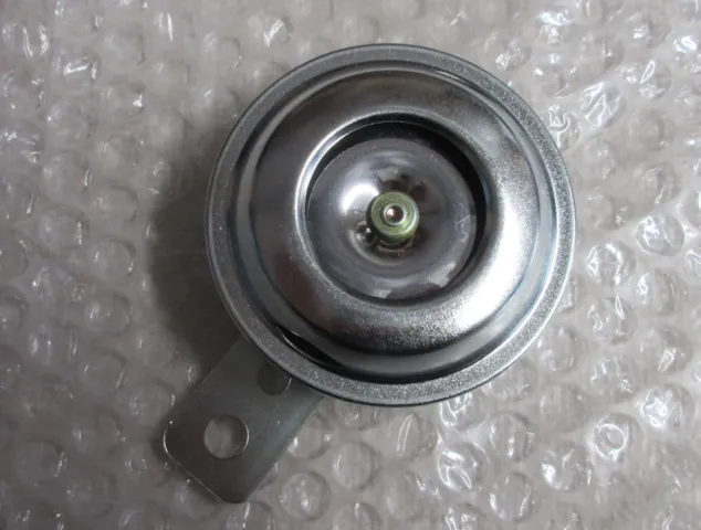 HORN 6 VOLT DC, (JÆVNSTRØM), MAT KROM