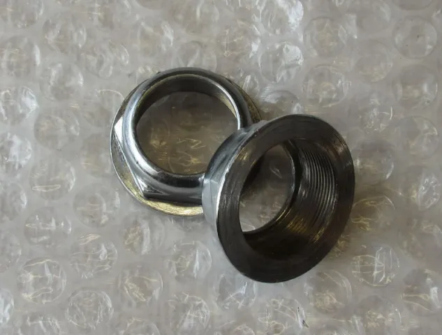 TOPMØTRIK, ÅBEN M26 X 1 MM. KROM