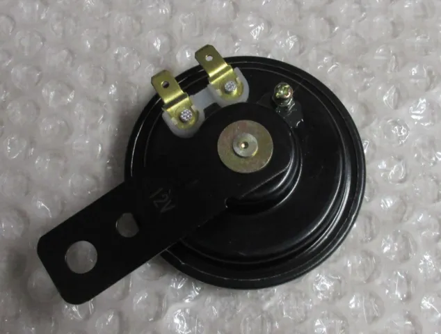HORN 12 VOLT DC, (JÆVNSTRØM), SORT Ø66 MM