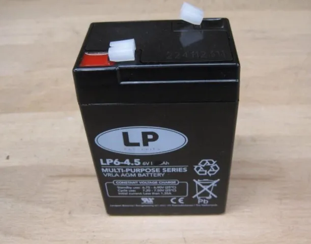 BATTERI 6V GEL 6AH