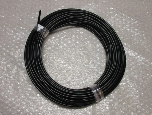 BOWDEN YDERKABEL SORT, Ø5 MM. 25 METER