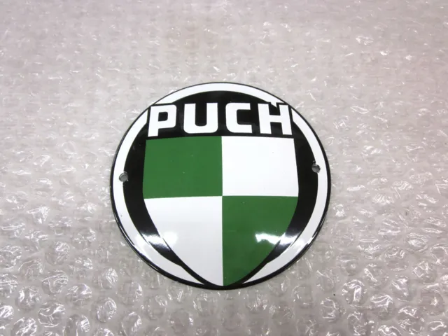 PUCH EMALJE SKILT, RUNDT Ø100 MM