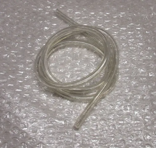 BENZINSLANGE, 1 METER KLAR,  5 X 8 MM.