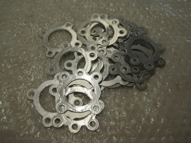 TOPPAKNING, 20 STK! ALU, 0,5 MM. 2 SORT, 38 MM