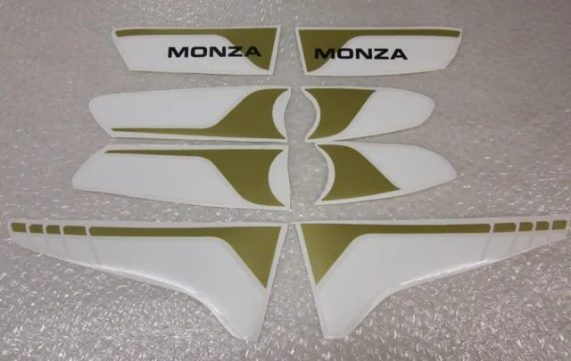 MONZA 2 GEAR, GULD/HVID TRANSFER SÆT, 8 DELE
