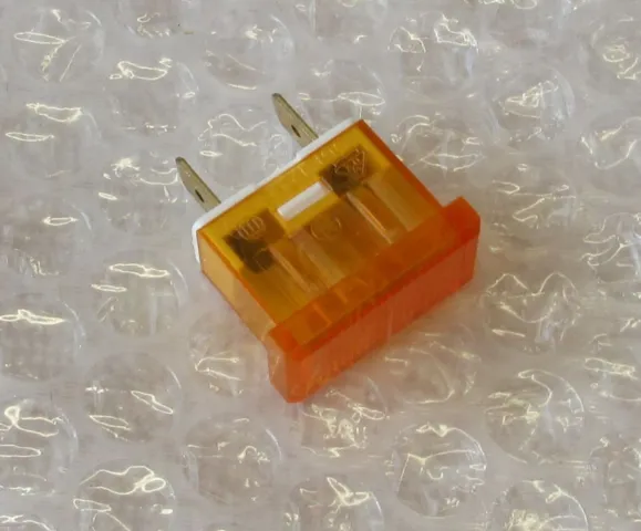 KONTROLLAMPE, GUL / ORANGE - 6V
