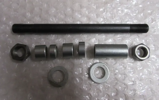 FORHJULS AKSEL Ø 12 MM., STJERNEFÆLG+FASTE LEJER