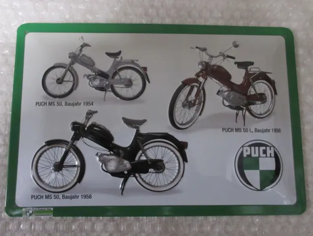 PUCH MS50, 3D SKILT 20 X 30 CM.