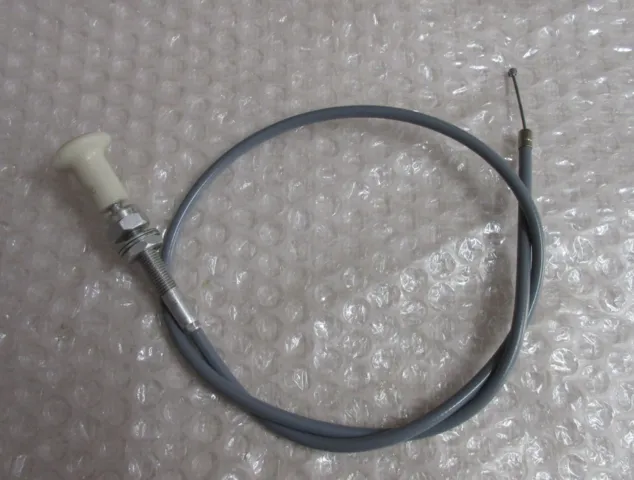 CHOKER KABEL MED BETJENINGS KNOP, GRÅ