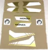 MONZA 2 GEAR, GULD/HVID TRANSFER SÆT, 10 DELE, NY