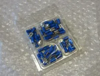 SORTIMENTS SÆT KABELSKO 6,3 MM. BLÅ